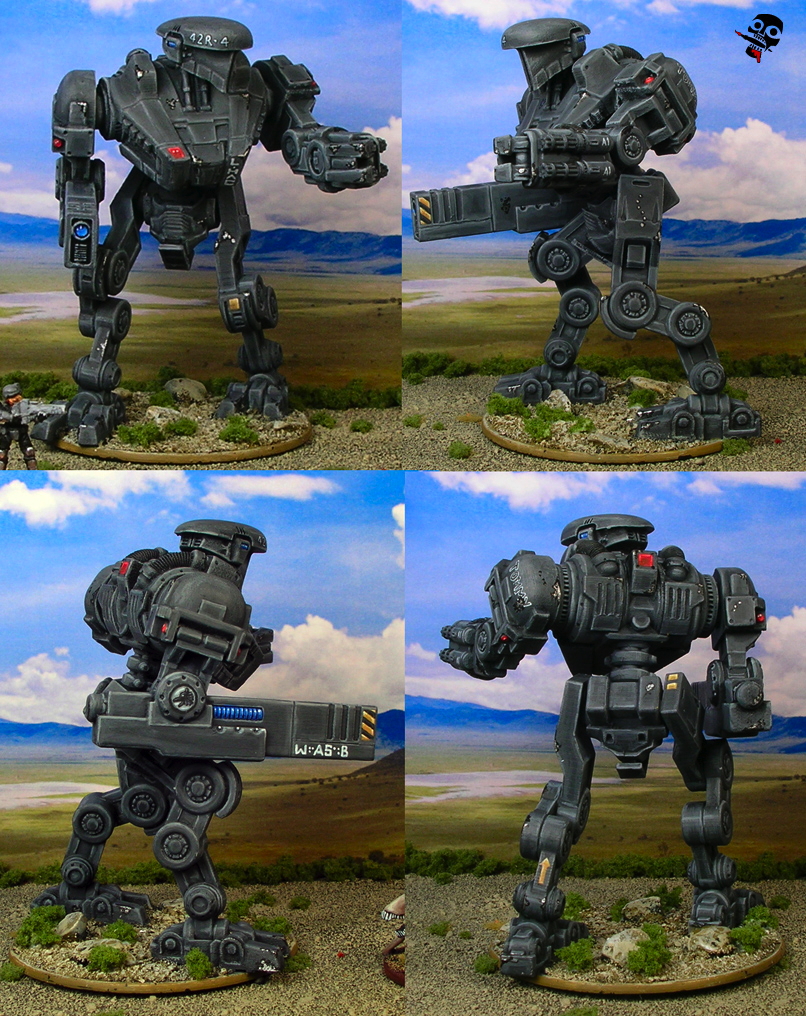 L-HAC Mech from Khurasan Miniatures painted by Neldoreth - An Hour of Wolves & Shattered Shields