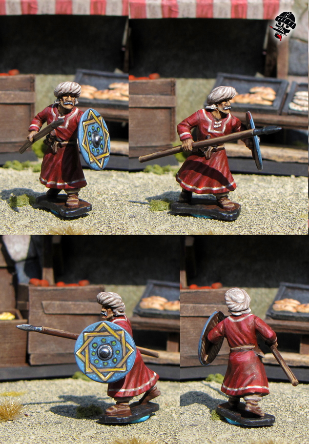 Al-Andalus Andalusian Infantry from Gripping Beast Plastic Arab and  painted by Neldoreth - An Hour of Wolves & Shattered Shields