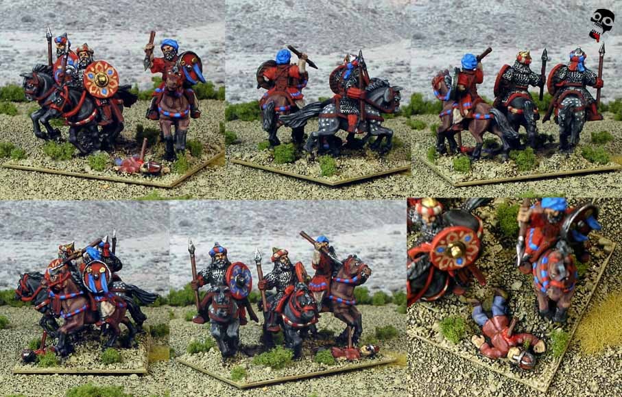 Al-Andalus Andalusian Army in 15mm spearmen spear unit for DBA from Old Glory 15s painted by Neldoreth - An Hour of Wolves & Shattered Shields