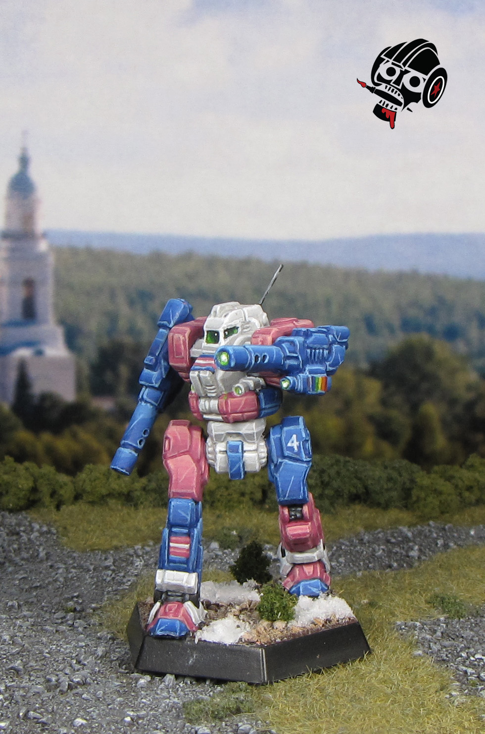 Battletech Blackjack from Catalyst Games Lab painted by Neldoreth - An Hour of Wolves & Shattered Shields