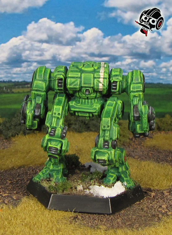 Battletech Alpha Strike Nova Clan Battle Mech from Catalyst Games Lab painted by Neldoreth - An Hour of Wolves & Shattered Shields
