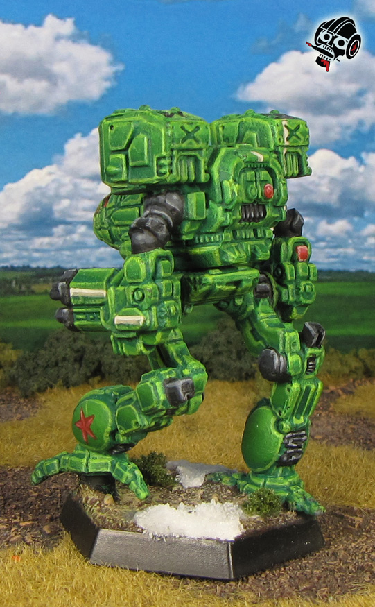 Battletech Alpha Strike Timberwolf Timber Wolf Clan Battle Mech from Catalyst Games Lab painted by Neldoreth - An Hour of Wolves & Shattered Shields