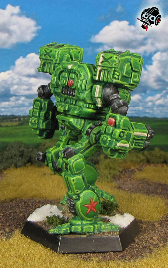 Battletech Alpha Strike Timberwolf Timber Wolf Clan Battle Mech from Catalyst Games Lab painted by Neldoreth - An Hour of Wolves & Shattered Shields