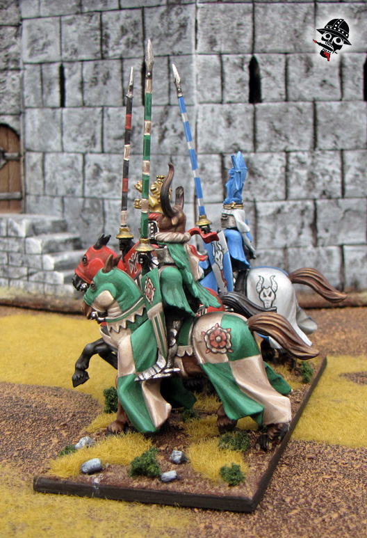 Warhammer Kings of War Bretonnian Knights from Games Workshop painted by Neldoreth - An Hour of Wolves & Shattered Shields