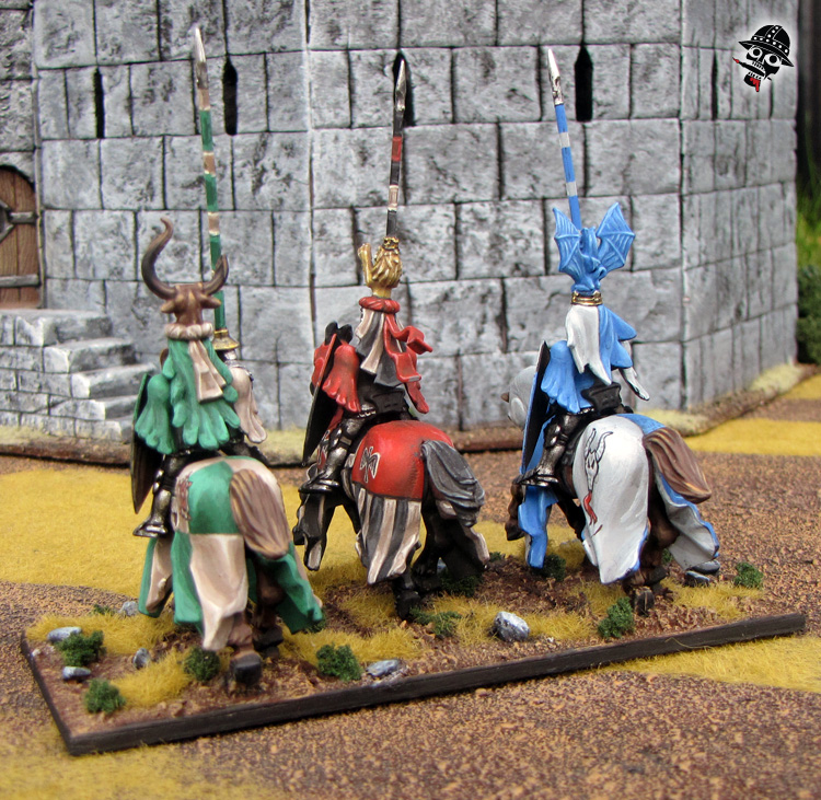 Warhammer Kings of War Bretonnian Knights from Games Workshop painted by Neldoreth - An Hour of Wolves & Shattered Shields
