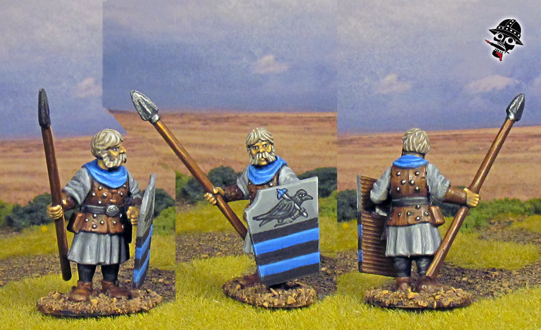 Bretonnian Women and Men at Arms Warhammer Old World from Oathmark Miniatures painted by Neldoreth - An Hour of Wolves & Shattered Shields