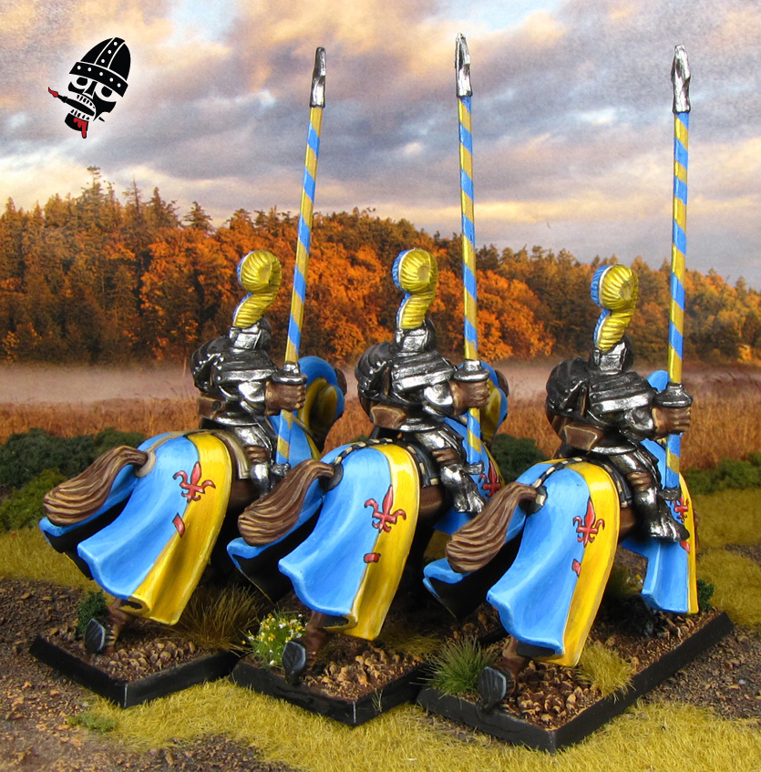 Bretonnian Empire Imperial Knights Battle Masters Old World Warhammer from Games Workshop and Milton Bradly painted by Neldoreth - An Hour of Wolves & Shattered Shields