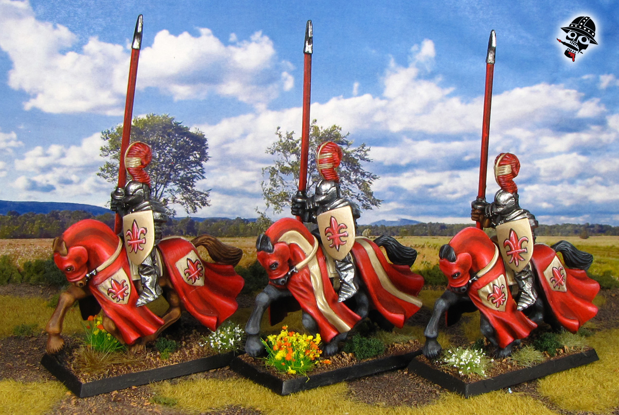 Bretonnian Empire Imperial Knights Battle Masters Old World Warhammer from Games Workshop and Milton Bradly painted by Neldoreth - An Hour of Wolves & Shattered Shields