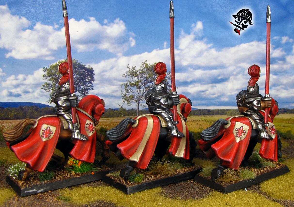 Bretonnian Empire Imperial Knights Battle Masters Old World Warhammer from Games Workshop and Milton Bradly painted by Neldoreth - An Hour of Wolves & Shattered Shields