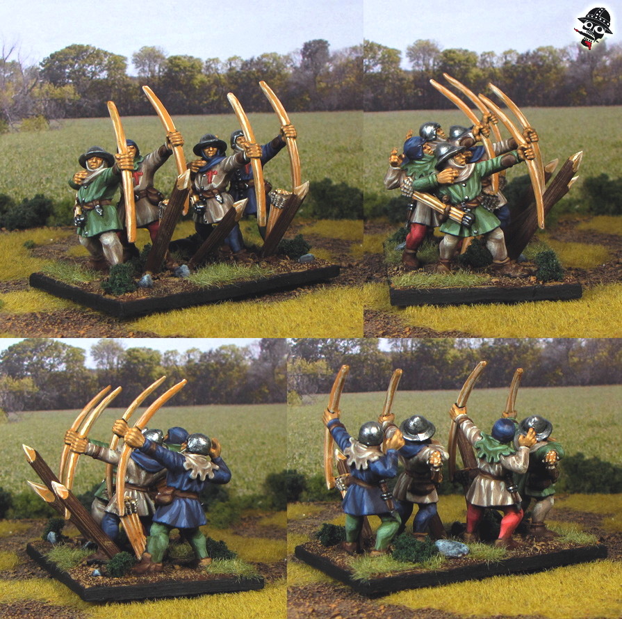 Bretonnian Archers from Games Workshop painted by Neldoreth - An Hour of Wolves & Shattered Shields