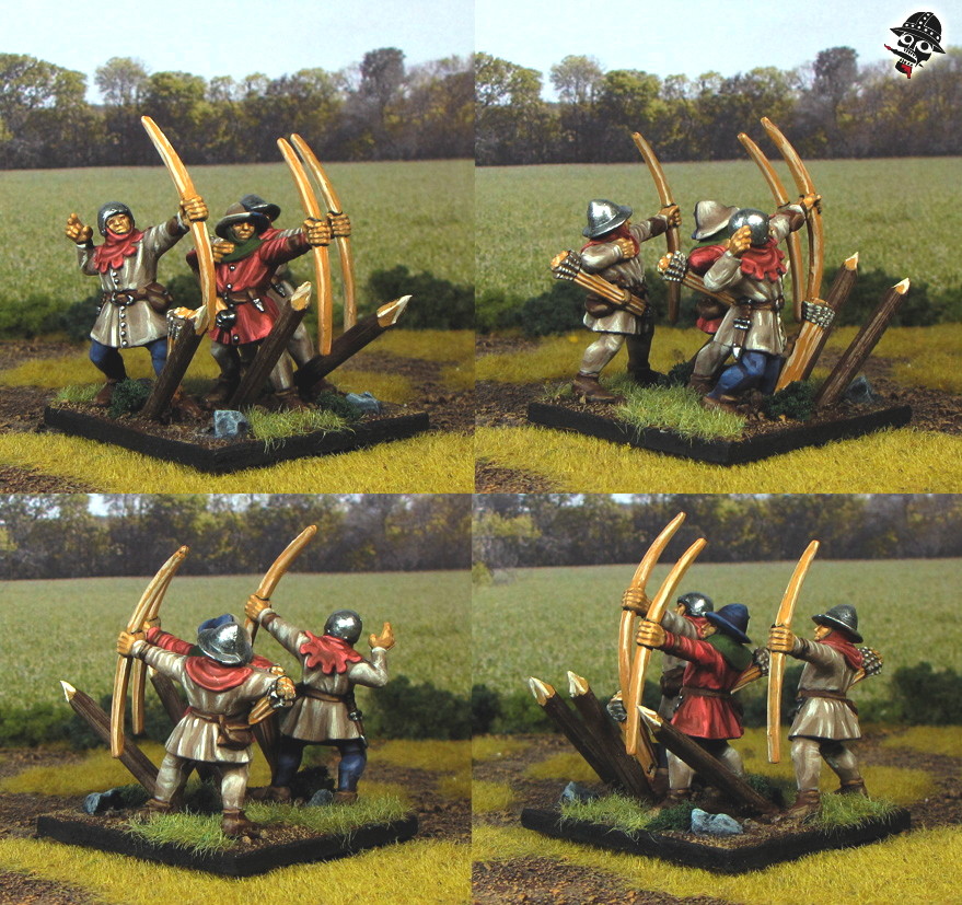 Bretonnian Archers from Games Workshop painted by Neldoreth - An Hour of Wolves & Shattered Shields