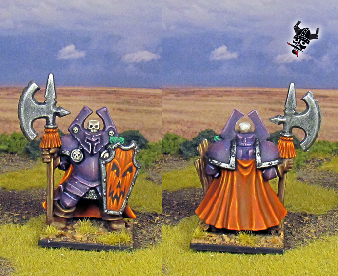 Battle Masters Warhammer Chaos Warriors from Milton Bradley and Games Workshop painted by Neldoreth - An Hour of Wolves & Shattered Shields