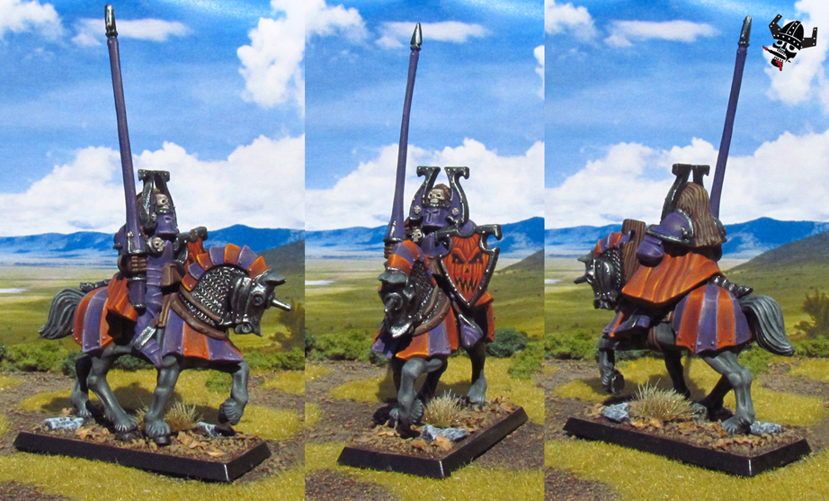 Battle Masters Warhammer Chaos Warriors from Milton Bradley and Games Workshop painted by Neldoreth - An Hour of Wolves & Shattered Shields