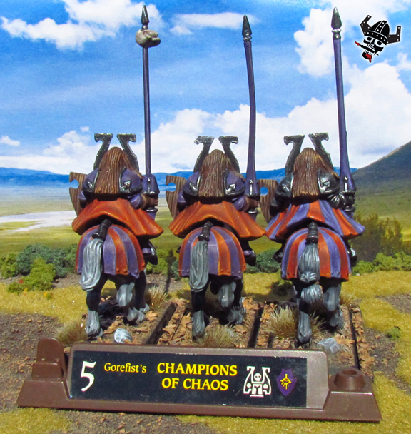 Battle Masters Chaos Warriors from Milton Bradley and Games Workshop painted by Neldoreth - An Hour of Wolves & Shattered Shields