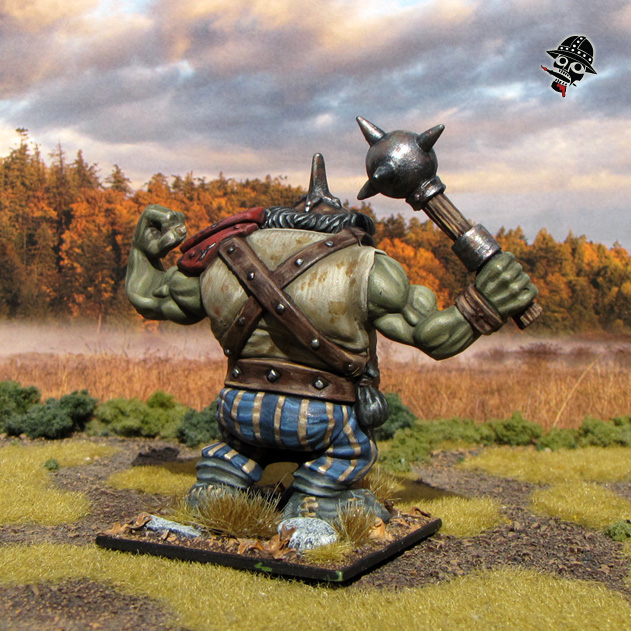 Battle Masters Warhammer Chaos Ogre from Milton Bradley and Games Workshop painted by Neldoreth - An Hour of Wolves & Shattered Shields
