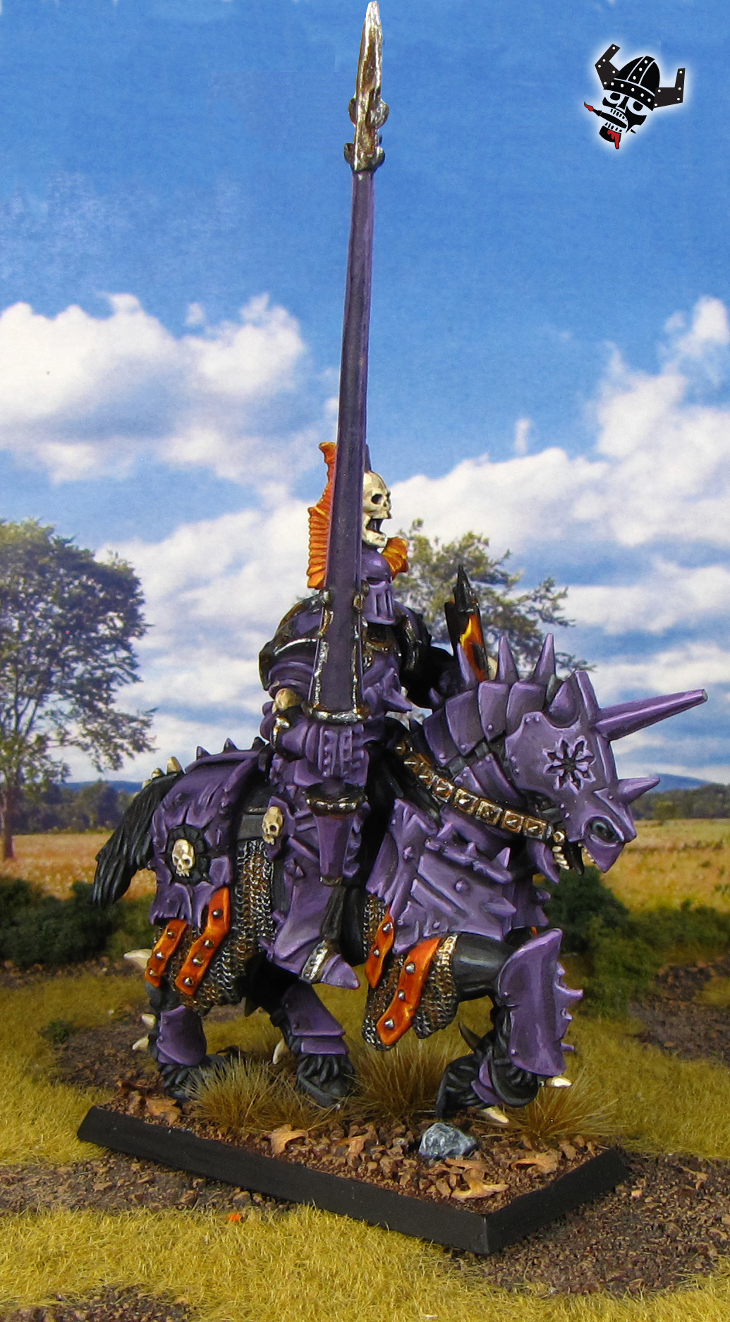 Chaos Warrios Knights Warhammer from Milton Bradley and Games Workshop painted by Neldoreth - An Hour of Wolves & Shattered Shields