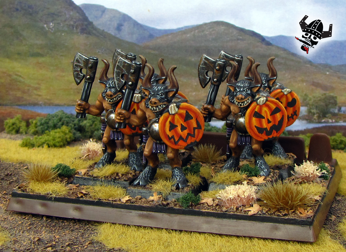 Chaos Beastment Battlemasters battle masters Games Workshop Warhammer Old World from Milton Bradley and Games Workshop painted by Neldoreth - An Hour of Wolves & Shattered Shields