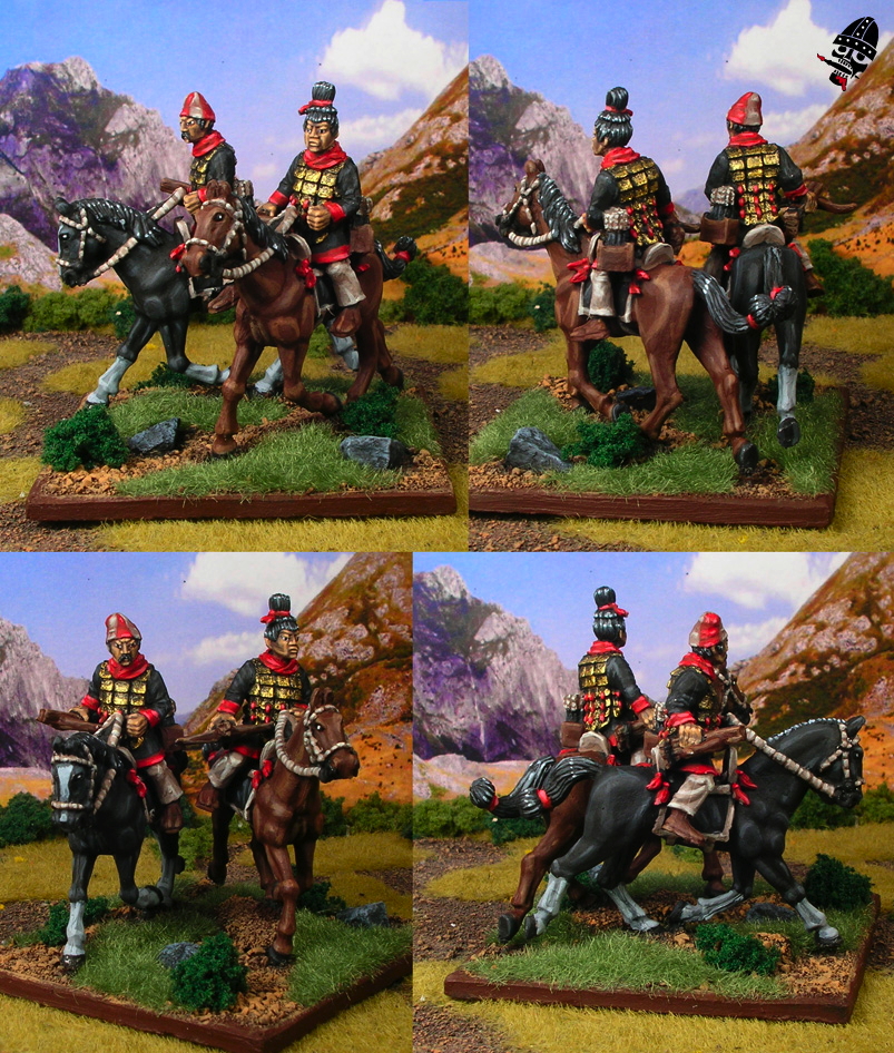 Chinese Warring States cavalry from Renegade Miniatures painted by Neldoreth - An Hour of Wolves & Shattered Shields