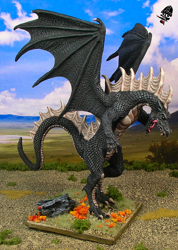 Narthalyssk, Dragon from Reaper Miniatures painted by Neldoreth - An Hour of Wolves & Shattered Shields