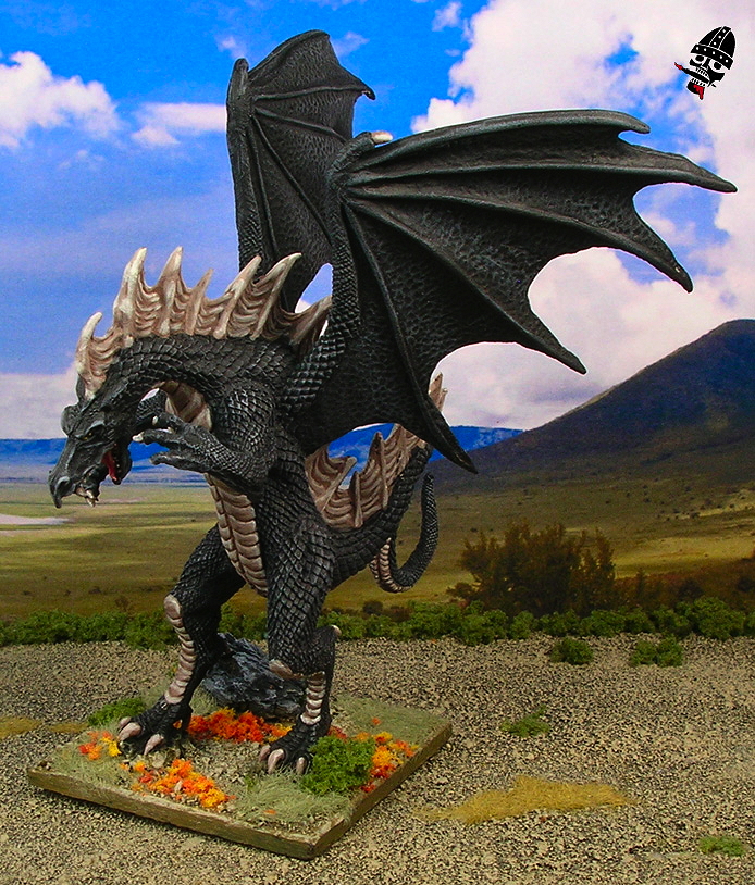 Narthalyssk, Dragon from Reaper Miniatures painted by Neldoreth - An Hour of Wolves & Shattered Shields