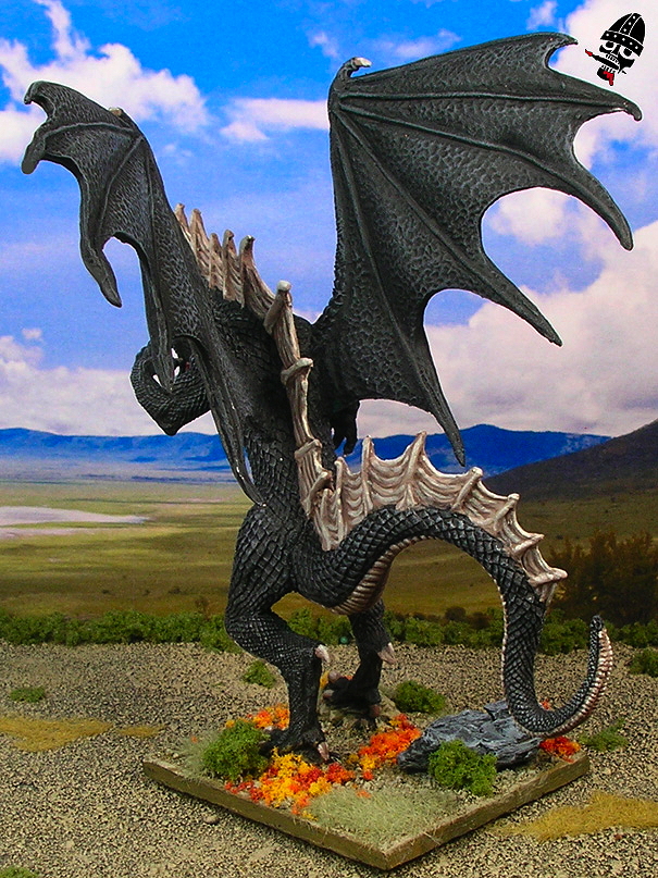 Narthalyssk, Dragon from Reaper Miniatures painted by Neldoreth - An Hour of Wolves & Shattered Shields
