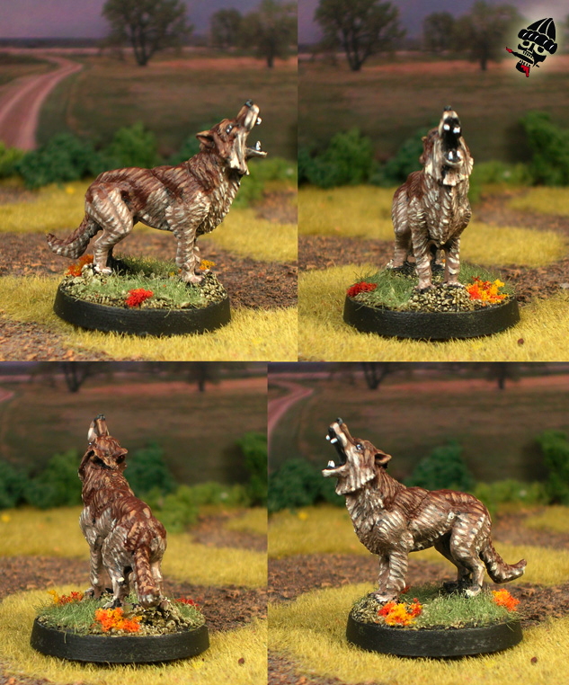 Dire Wolf from Unknown painted by Neldoreth - An Hour of Wolves & Shattered Shields