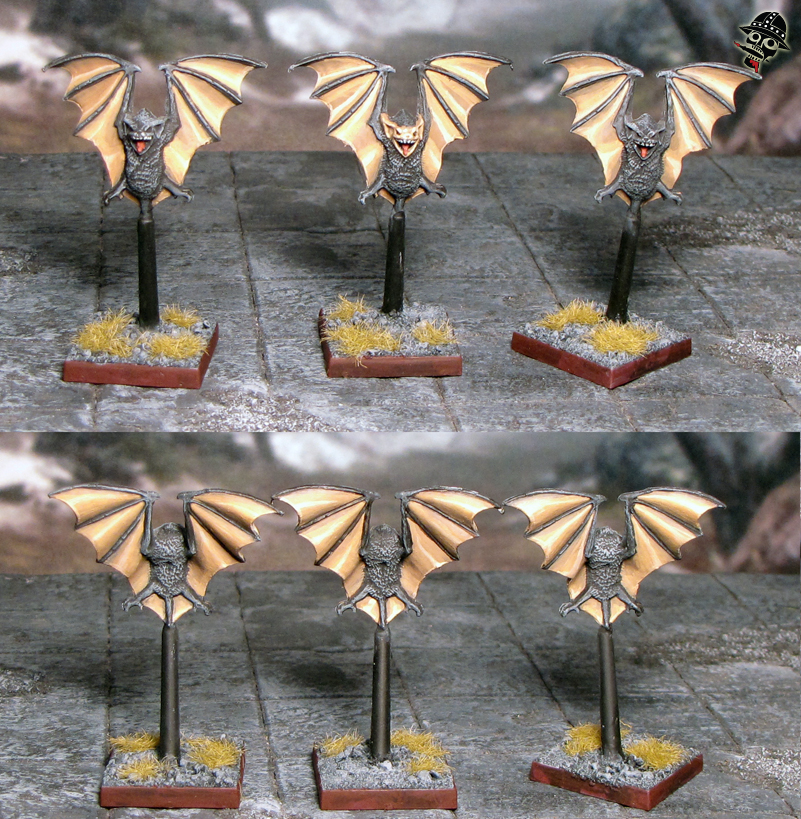 bats in a bat swarm from Games Workshop painted by Neldoreth - An Hour of Wolves & Shattered Shields