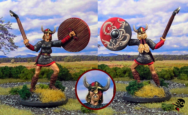 Female Viking from Reaper Miniatures painted by Neldoreth - An Hour of Wolves & Shattered Shields
