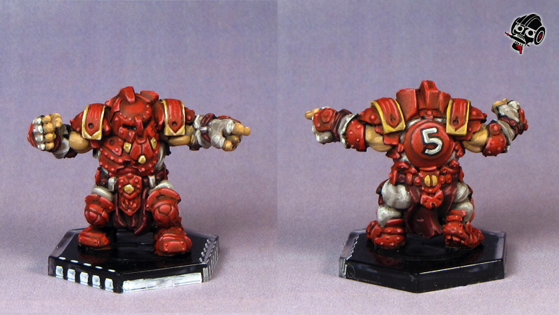 DreadBall: Nidavellir Flames - not the Midgard Delvers -  from Mantic Games painted by Neldoreth - An Hour of Wolves & Shattered Shields