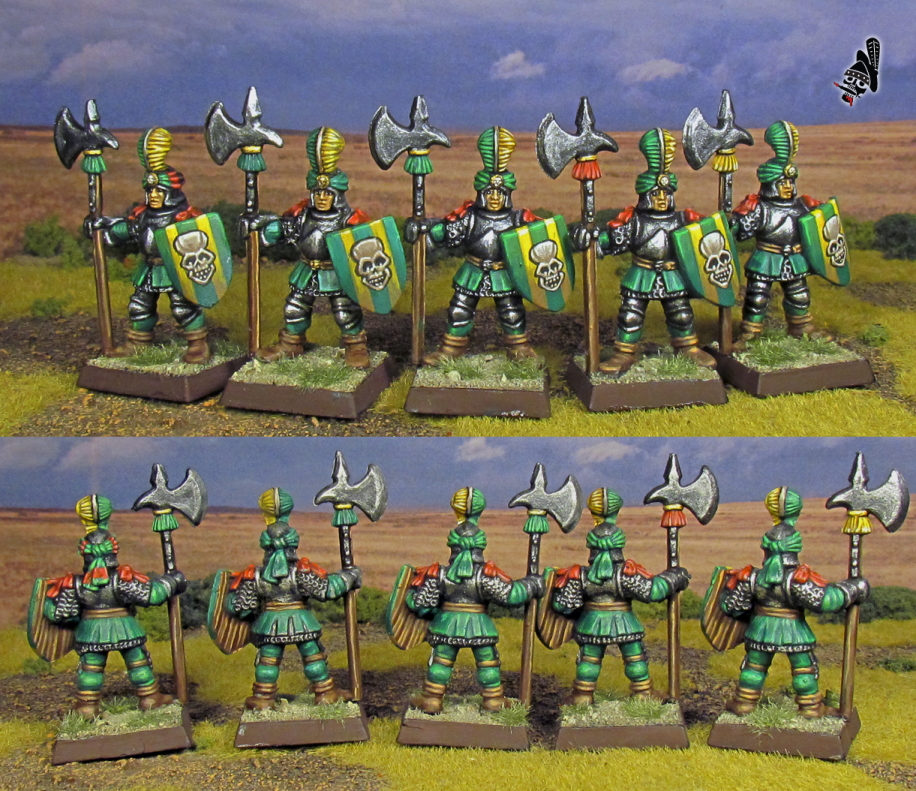 The Empire Men at Arms from Games Workshop painted by Neldoreth - An Hour of Wolves & Shattered Shields