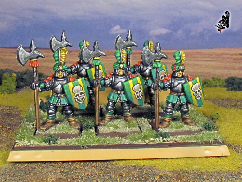 Battle Masters Empire Men at Arms from Milton Bradley and Games Workshop painted by Neldoreth - An Hour of Wolves & Shattered Shields