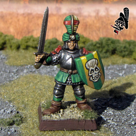 The Empire Men at Arms Captain from Games Workshop painted by Neldoreth - An Hour of Wolves & Shattered Shields