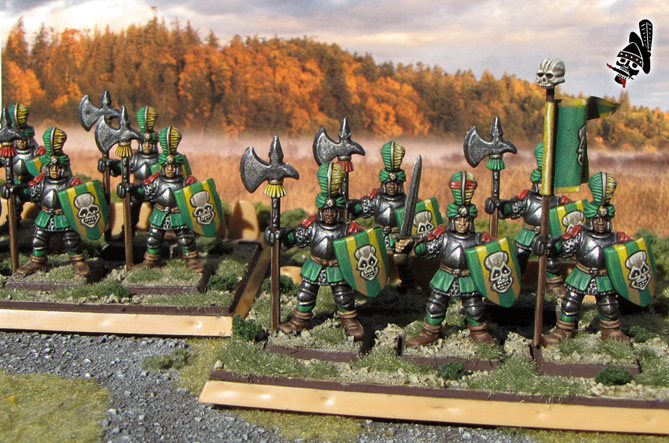 Battle Masters Halberdiers from Games Workshop painted by Neldoreth - An Hour of Wolves & Shattered Shields