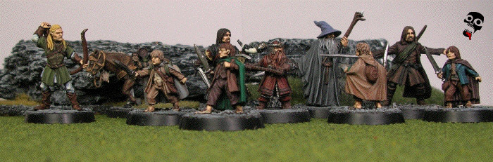 Heroes of Middle Earth from Games Workshop painted by Neldoreth - An Hour of Wolves & Shattered Shields