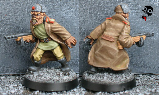 Weird War II Soviet wolfmen from Brigade Games painted by Neldoreth - An Hour of Wolves & Shattered Shields
