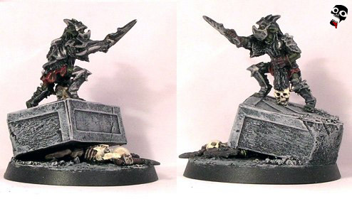 Goblin King conversion from Games Workshop painted by Neldoreth - An Hour of Wolves & Shattered Shields Goblin King conversion from Games Workshop painted by Neldoreth - An Hour of Wolves & Shattered Shields