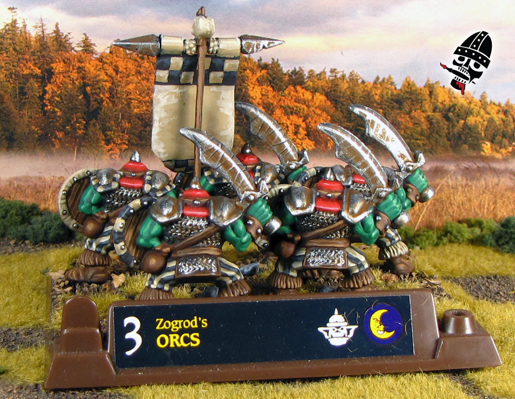 Orc boys Battlemasters battle masters Games Workshop Warhammer Old World from Milton Bradley and Games Workshop painted by Neldoreth - An Hour of Wolves & Shattered Shields