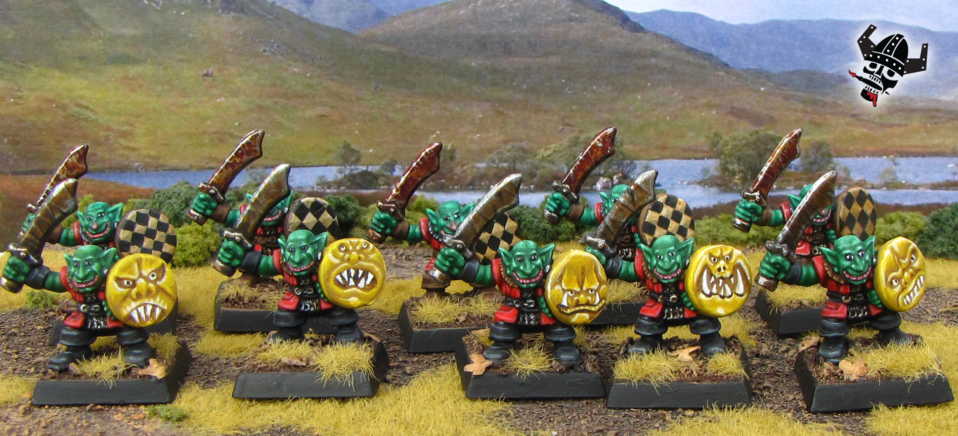 Battle Masters Goblin Warriors for Warhammer Old World from Games Workshop painted by Neldoreth - An Hour of Wolves & Shattered Shields