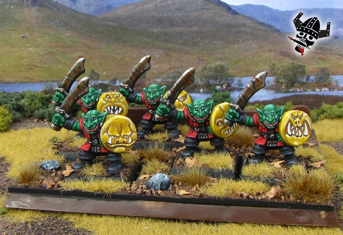 Goblin gitmob Battlemasters battle masters Games Workshop Warhammer Old World from Milton Bradley and Games Workshop painted by Neldoreth - An Hour of Wolves & Shattered Shields