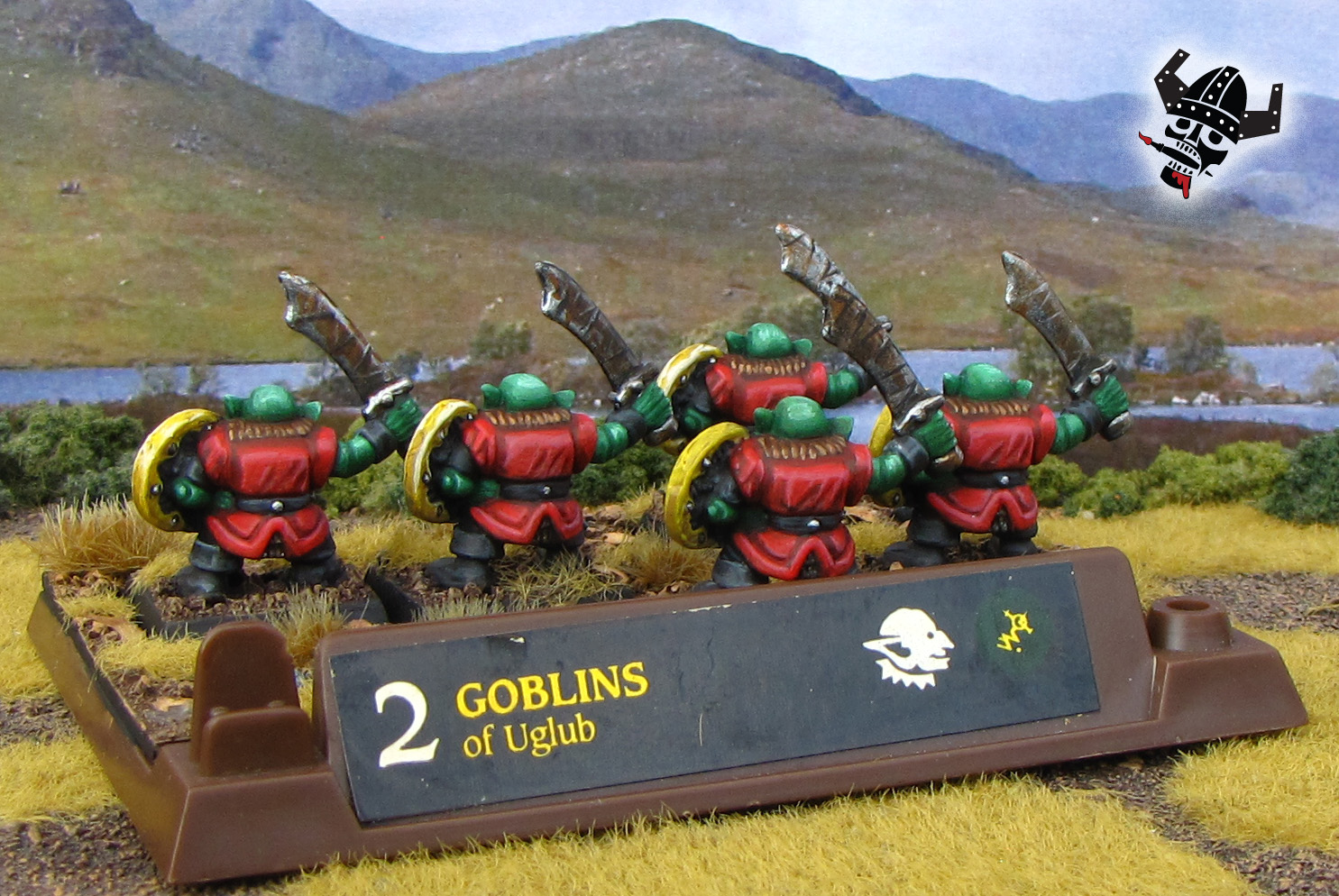 Goblin gitmob for Battlemasters battle masters Games Workshop Warhammer Old World from Milton Bradley and Games Workshop painted by Neldoreth - An Hour of Wolves & Shattered Shields