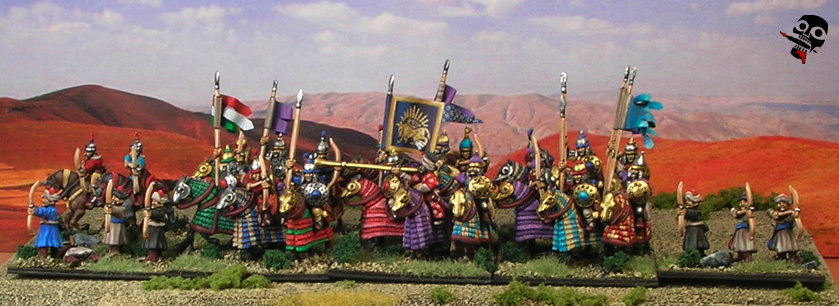 15mm Medieval Persians from Navwar Miniatures painted by Neldoreth - An Hour of Wolves & Shattered Shields