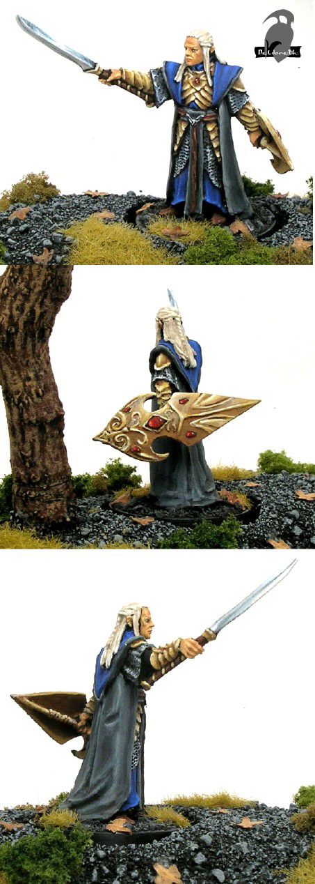 The Elves of Lothlorien Celeborn from  painted by Neldoreth - An Hour of Wolves & Shattered Shields