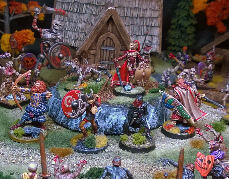 Week 6: Sea of Undead from Multiple Manufacturers painted by Neldoreth - An Hour of Wolves & Shattered Shields