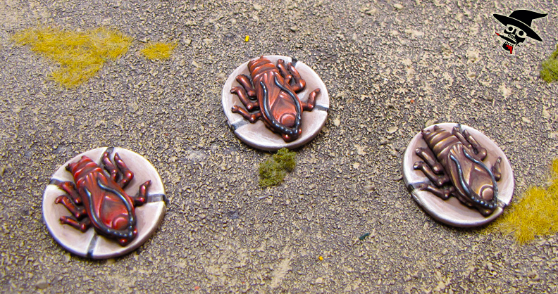 Mice & Mystics roaches from Plaid Hat Games painted by Neldoreth - An Hour of Wolves & Shattered Shields