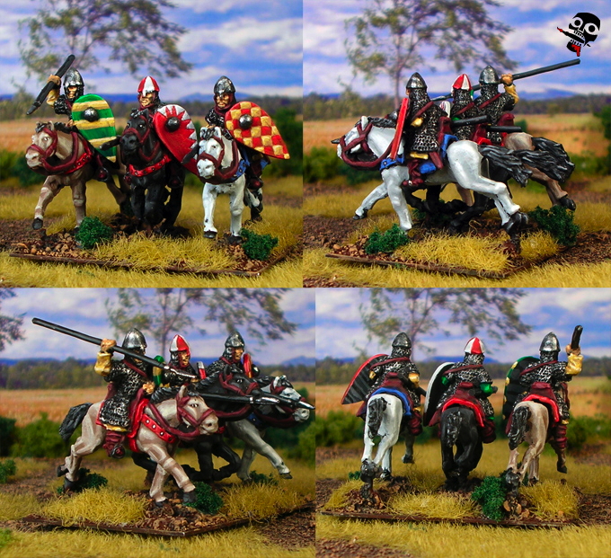 15mm Norman and West Frank from Khurasan Miniatures painted by Neldoreth - An Hour of Wolves & Shattered Shields
