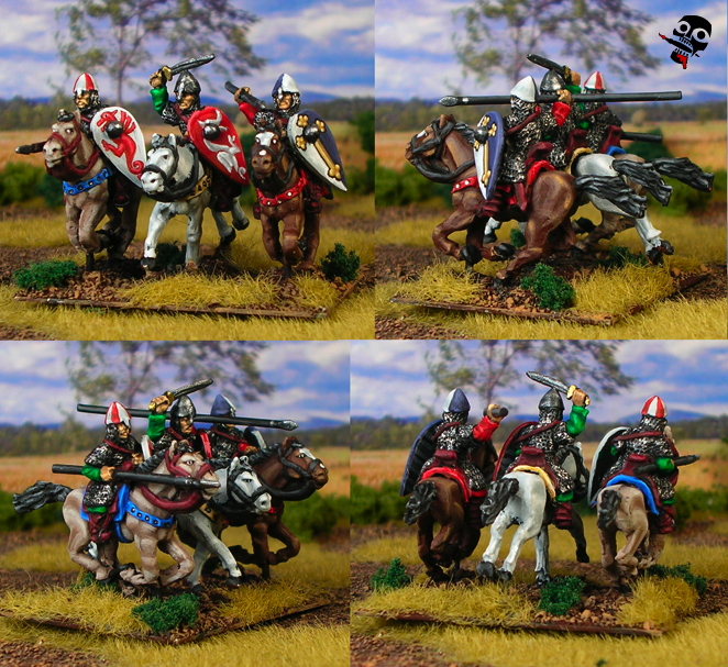 15mm Norman and West Frank from Khurasan Miniatures painted by Neldoreth - An Hour of Wolves & Shattered Shields