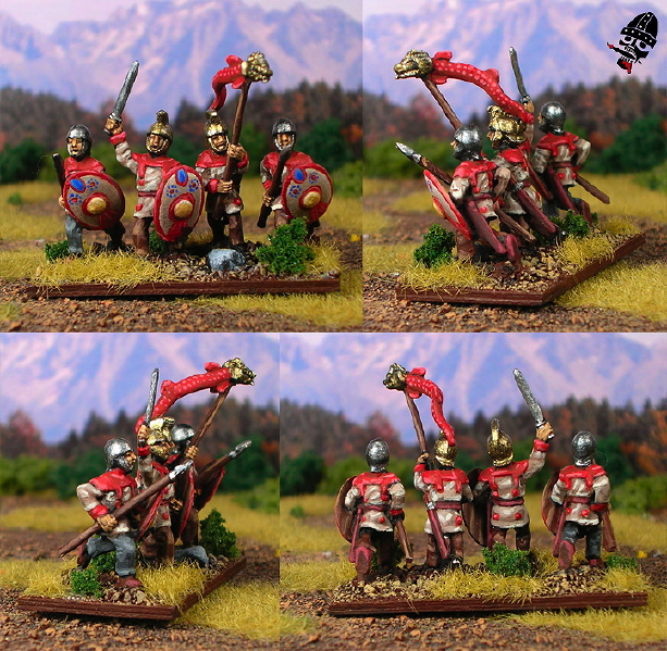 II/83a Patrician Roman Army from Alain Touller Figurines painted by Neldoreth - An Hour of Wolves & Shattered Shields