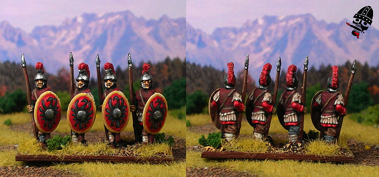 II/83a Patrician Roman Army from Alain Touller Figurines painted by Neldoreth - An Hour of Wolves & Shattered Shields