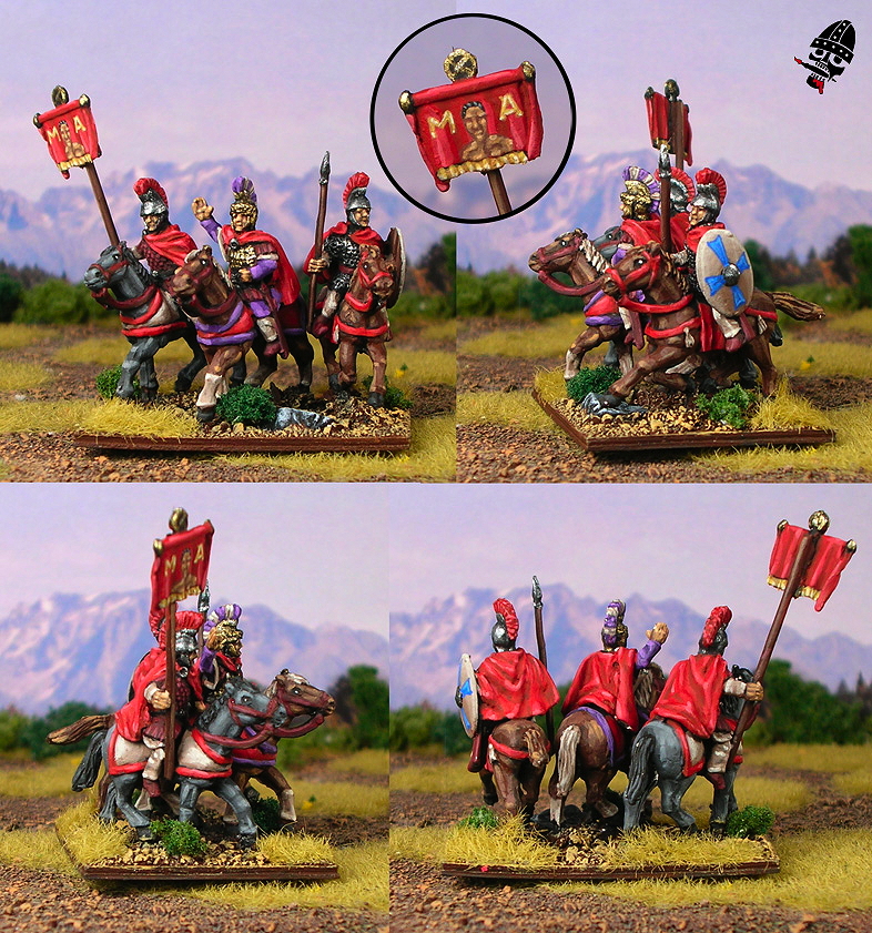 II/83a Patrician Roman Army from Alain Touller Figurines painted by Neldoreth - An Hour of Wolves & Shattered Shields