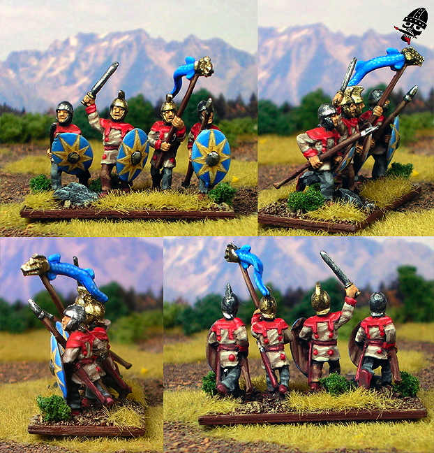 II/83a Patrician Roman Army from Alain Touller Figurines painted by Neldoreth - An Hour of Wolves & Shattered Shields
